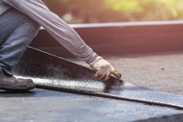 Professional Exterior Waterproofing technician working in Barboursville, VA